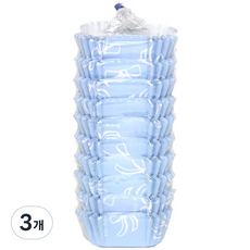 E-home baking 方形塗層配菜杯 45mm 天藍色, 100入, 3個