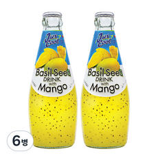 주스쿨 바질시드 드링크 망고맛(바질18%함유), 300ml, 6개