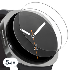 아이몰 갤럭시워치 풀커버 강화유리 고강도 액정보호필름 2p 세트, 투명, 5세트