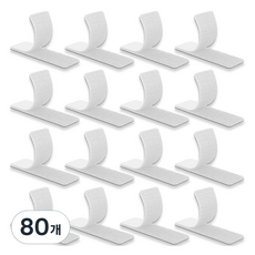 Skora 強力黏著魔鬼氈貼片 白色, 80個