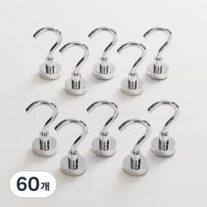 하비티 고리 자석 후크 16mm, 60개