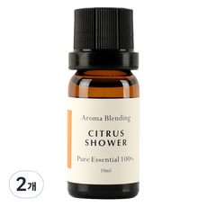 소소코 아로마블랜딩 에센셜오일 시트러스 샤워, 2개, 10ml