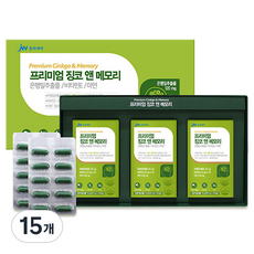 JW중외제약 프리미엄 징코 앤 메모리, 30정, 15개