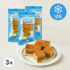 쿠캣 버터바 오리지널 (냉동), 90g, 3개, 3개입