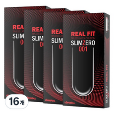 슬림제로 001 리얼핏 콘돔, 8개입, 16개