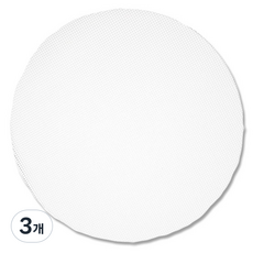 실리콘 찜시트 원형, 3개, 22cm