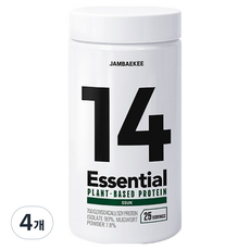 잠백이 에센셜 식물성 단백질 쑥맛, 750g, 4개