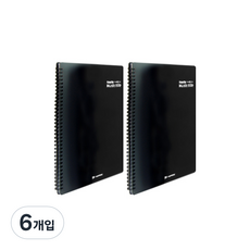 마이다스 노블 프론티어 악보화일 A4 40매, 검정, 6개입