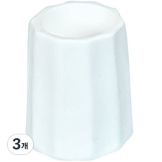 제이라이프 끌레르 싱글 규조토 칫솔 꽂이, 화이트, 3개