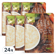 원더푸드 강아지 건강죽, 브로콜리 당근죽, 80g, 24개