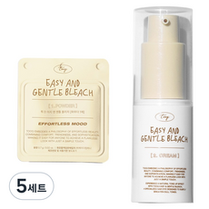 Tooq Easy & Gentle 漂髮劑 1劑粉末 0.7g x 5p + 2劑乳霜 15g 套組, 5套