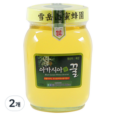 설악산허니팜 아카시아꿀, 1.2kg, 2개