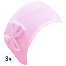 MiniMaxi 美妝簡約彩色洗臉髮貼, 粉紅色, 3個