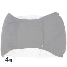 딩동펫 강아지 방수 매너벨트 그레이, 대형, 1개입, 4개