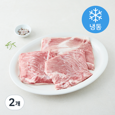 미트엔조이 수입산 통항정살 구이 수육용 (냉동), 2개, 1kg
