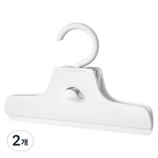 360度旋轉型褲子裙子衣架, 白色, 2個