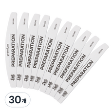 델리뷰티 프리미엄 프리퍼레이션 듀얼 네일 파일, 30개, 혼합색상