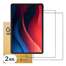 아네스 태블릿 PC 9H 고경도 풀커버 강화유리 액정보호필름 2p 세트, 2세트