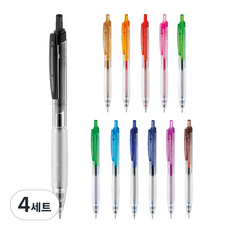 monAmi FX ZETA 原子筆 0.5mm 12件套組, 混色, 4套