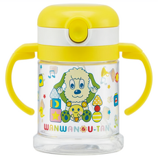 Skater 雙耳寬底吸管練習杯 遊戲捉迷藏, 黃色, 260ml, 1個