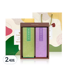 대익차 보이생차 1.8g x 40p + 보이숙차 1.8g x 40p 선물세트, 80개입, 2개