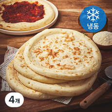 세미원 나폴리 스타일 프리미엄 피자 크러스트 750 (냉동), 127g, 4개, 5개입