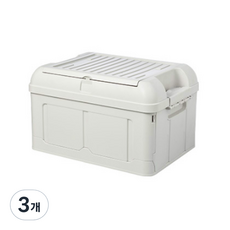 마이닝 하이커버 폴딩리빙박스, 화이트, 3개