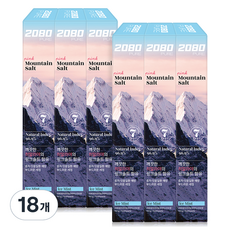 2080 퓨어 핑크 아이스민트향 치약, 150g, 18개