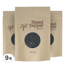 헤세드 라타나끼리 헤세드 후추, 80g, 9개