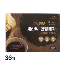 이담테크 참옻 세라믹 한방패치, 15개입, 36개