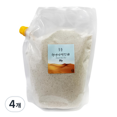 햄스터 호주 천연사막 모래, 2kg, 4개