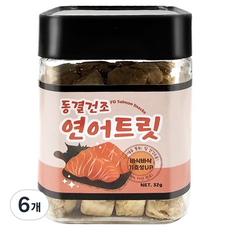 그로비타 동결건조 연어트릿, 6개, 32g