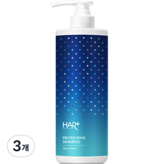 헤어플러스 단백질 본드 오드퍼퓸 샴푸 메리 플라워, 1L, 3개