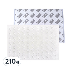 3M 緩衝墊, 3個, 透明