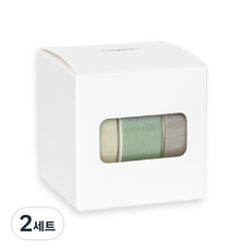 Kal-dak 的 Arte 遮蔽膠帶套裝 3 47 x 15 x 10 毫米, 雪絨花, 2組