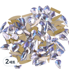 Chic Fit 美甲鑽飾 幾何圖形混合, 極光 CFS002, 2個