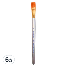 ARTAM 雅蒂斯 尼龍水彩筆 平, 18號, 6支