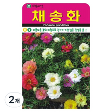 아람종묘 채송화 꽃 씨앗 5000p, 2개 2개