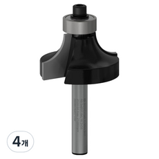 보쉬 루터 트리머 비트 라운드오버 9.5 x 31.8 x 16.2 x 6 mm 2608628457, 4개