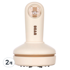 위나우 애니멀 데스크 미니청소기 c508, 브라운베어, 2개