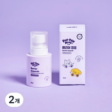 포포몽 강아지 고양이 겸용 피부보호 보습 진정 저자극 배리어 앰플, 2개, 50ml