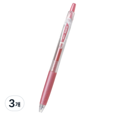 파이롯트 중성펜 쥬스 메탈릭 0.5mm, 메탈핑크, 3개