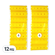 三和美工豐盈定型髮捲 4號 8入, 單一顏色, 12個