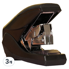 아날로그라이프 무중력 스테이플러, 블랙, 3개