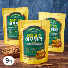 청양고추 어포튀각, 100g, 9개