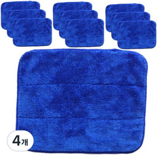 Hateumin 超細纖維46g廚房抹布 藍色 10條, 4個