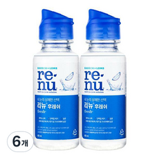 리뉴 후레쉬 렌즈세정액, 60ml, 6개