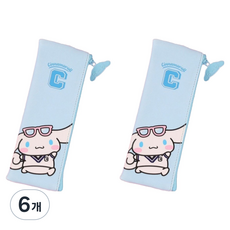 산리오 캐릭터즈 플랫 필통, 시나모롤, 6개