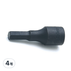 코켄 핸드용 일체형 육각 비트소켓 3/8 10 x 62 mm 3012M-62, 4개