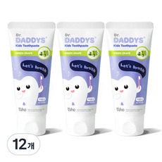 Dr. Dedis 兒童低氟兒童牙膏, 60g, 12個